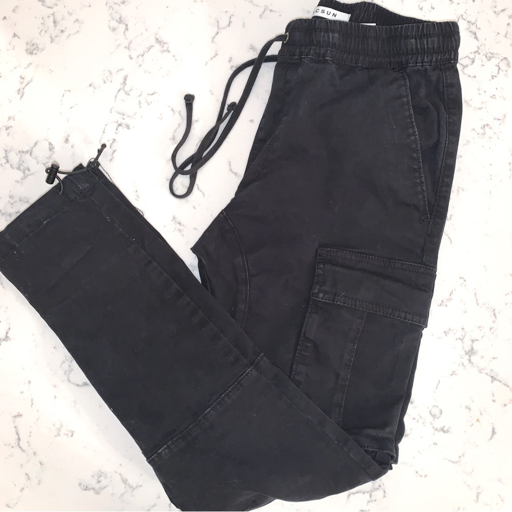 Men's Pacsun Slim fit black Cargo pants - size small